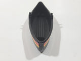 Vintage 1983 Buddy L Canoe Boat Black Plastic Toy