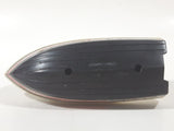 Vintage 1978 Tomy PC1397 Speed Boat Sea Patrol White and Black Plastic Toy Vehicle No Motor