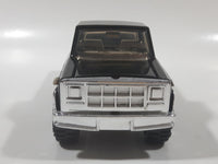 Vintage 1979 Buddy L Z37 Pickup Truck Black Pressed Steel Die Cast Toy Car Vehicle with Opening Hood