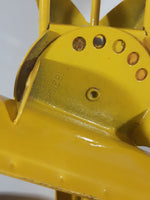 Vintage 1970s Tonka 16210 MR-970 Road Grader Yellow 17 1/2" Long Pressed Steel Die Cast Toy Car Vehicle