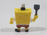 2021 McDonald's Viacom SpongeBob SquarePants Sailor with Burger Flipper 2 1/4" Tall Toy Figure