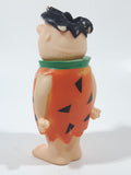 Vintage 1980 Hanna-Barbera Productions The Flintstones Fred Flintstone 4 3/4" Tall Squeaky Rubber Toy Figure 822529