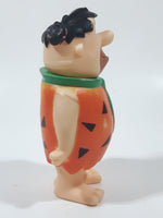 Vintage 1980 Hanna-Barbera Productions The Flintstones Fred Flintstone 4 3/4" Tall Squeaky Rubber Toy Figure 822529