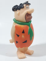 Vintage 1980 Hanna-Barbera Productions The Flintstones Fred Flintstone 4 3/4" Tall Squeaky Rubber Toy Figure 822529