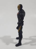 2013 Hasbro Marvel Ironman Black and Gold Armor 4 1/8" Tall Plastic Toy Figure