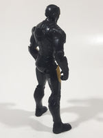 2013 Hasbro Marvel Ironman Black and Gold Armor 4 1/8" Tall Plastic Toy Figure