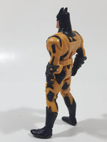 1994 Kenner DC Comics Batman Yellow and Black Suit 4 3/4" Tall Toy Action Figure Bruce Wayne