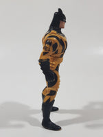 1994 Kenner DC Comics Batman Yellow and Black Suit 4 3/4" Tall Toy Action Figure Bruce Wayne