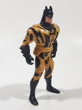 1994 Kenner DC Comics Batman Yellow and Black Suit 4 3/4" Tall Toy Action Figure Bruce Wayne