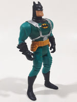 1994 Kenner DC Comics Batman Teal Green Suit 4 3/4" Tall Toy Action Figure Bruce Wayne