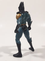 1994 Kenner DC Comics Batman Dark Teal Green and Gold Suit 5 1/2" Tall Toy Action Figure Bruce Wayne