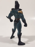 1994 Kenner DC Comics Batman Dark Teal Green and Gold Suit 5 1/2" Tall Toy Action Figure Bruce Wayne