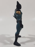 1994 Kenner DC Comics Batman Dark Teal Green and Gold Suit 5 1/2" Tall Toy Action Figure Bruce Wayne