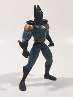 1994 Kenner DC Comics Batman Dark Teal Green and Gold Suit 5 1/2" Tall Toy Action Figure Bruce Wayne