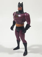 1993 Kenner DC Comics Batman Mask of Phantasm Pink Purple Magenta Suit 4 3/4" Tall Toy Action Figure Bruce Wayne