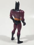 1993 Kenner DC Comics Batman Mask of Phantasm Pink Purple Magenta Suit 4 3/4" Tall Toy Action Figure Bruce Wayne