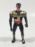 1993 Kenner DC Comics Batman Robin Black Silver Gold Suit 4 3/8" Tall Toy Action Figure