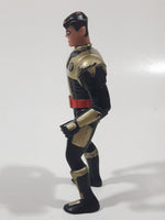 1993 Kenner DC Comics Batman Robin Black Silver Gold Suit 4 3/8" Tall Toy Action Figure