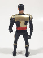 1993 Kenner DC Comics Batman Robin Black Silver Gold Suit 4 3/8" Tall Toy Action Figure