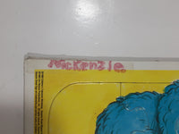 Vintage 1989 Golden CTW Sesame Street The Monster Ate The Clock Frame Tray Puzzle