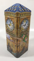 Churchill's Peter Pan Big Ben Clock 3D Metal Tin Coin Bank Collectible