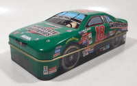 2001 Palmers Double Crisp Bobby Labonte #18 Pontiac Grand Prix "Interstate Batteries" Nascar Race Car Shaped Tin Collectible #7904810 - Empty