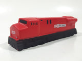 CP Rail Sense Safety Program Red and Black Train Engine Locomotive 5 1/8" Long Foam Squeeze Toy