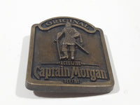 Original Captain Morgan Rum Rhum "And The Legend Lives On" Metal Belt Buckle