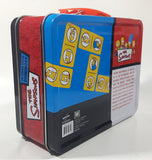 2006 Sababa Toys 20th Century Fox The Simpsons Dominoes Tin Metal Lunch Box Container Missing Two Dominos