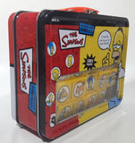 2006 Sababa Toys 20th Century Fox The Simpsons Dominoes Tin Metal Lunch Box Container Missing Two Dominos