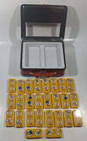 2006 Sababa Toys 20th Century Fox The Simpsons Dominoes Tin Metal Lunch Box Container Missing Two Dominos