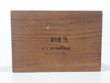Vintage R.J. Enterprises Belleville, Ont. World's Greatest Bartender 1978 Green and Purple Smurf "Gnome Family" Holding Foaming Beer Mug Wood Bar Display