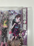 2015 Mattel Monster High Draculaura & Moanica D'Kay 11" Tall Doll Set of 2 New in Package