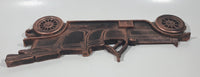 Vintage 1974 MCMLXXIV Dart Industries #7337 Antique Classic Car Copper Look Plastic Wall Plaque Hanging