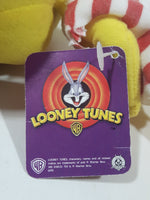 2003 Warner Bros Looney Tunes Tweety Bird Pirate 12" Toy Plush Stuffed Character