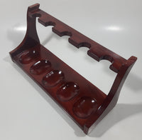 Beautiful Lilka Classic Multiple Five Slot Wood Tobacco Pipe Holder Rest Stand