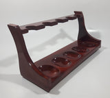 Beautiful Lilka Classic Multiple Five Slot Wood Tobacco Pipe Holder Rest Stand