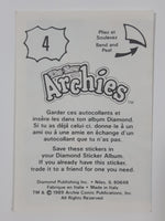 Vintage 1989 Diamond Publishing Archie Comics Stickers (Individual) Made in Italy