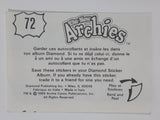 Vintage 1989 Diamond Publishing Archie Comics Stickers (Individual) Made in Italy