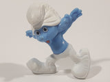 2015 McDonald's Peyo Smurfs Clumsy 2 5/8" Tall PVC Toy Figure