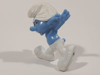 2015 McDonald's Peyo Smurfs Clumsy 2 5/8" Tall PVC Toy Figure