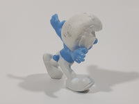 2015 McDonald's Peyo Smurfs Clumsy 2 5/8" Tall PVC Toy Figure