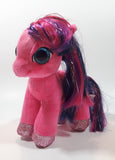 2018 TY Ruby Pink Pony Horse 6" Long Stuffed Plush Animal