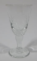 Vintage Star Pinwheel Crystal 3 1/2" Tall Glass Cup
