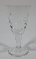 Vintage Star Pinwheel Crystal 3 1/2" Tall Glass Cup
