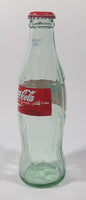 2004 Coca Cola Athens Summer Olympic Games 7 1/2" Tall Glass Bottle with Cap