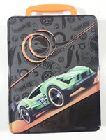 2012 Hot Wheels 18 Car Tin Metal Lunch Box Style Container Carrying Case