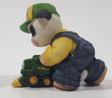 Enesco Mary's Moo Moos John Deere "A Happy Combine-ation" 2 1/2" Long Resin Figure Ornament