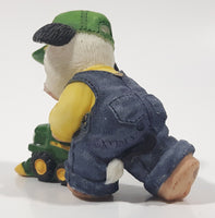 Enesco Mary's Moo Moos John Deere "A Happy Combine-ation" 2 1/2" Long Resin Figure Ornament