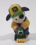 Enesco Mary's Moo Moos John Deere "A Happy Combine-ation" 2 1/2" Long Resin Figure Ornament